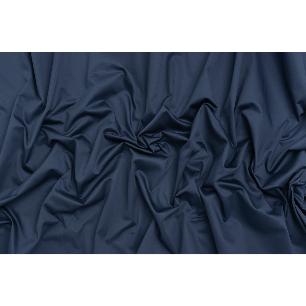 Mercerized Cotton Sateen - Officer Blue - Mallory Collection - Full Mercerized Cotton Sateen - Officer Blue - Mallory Collection - Full