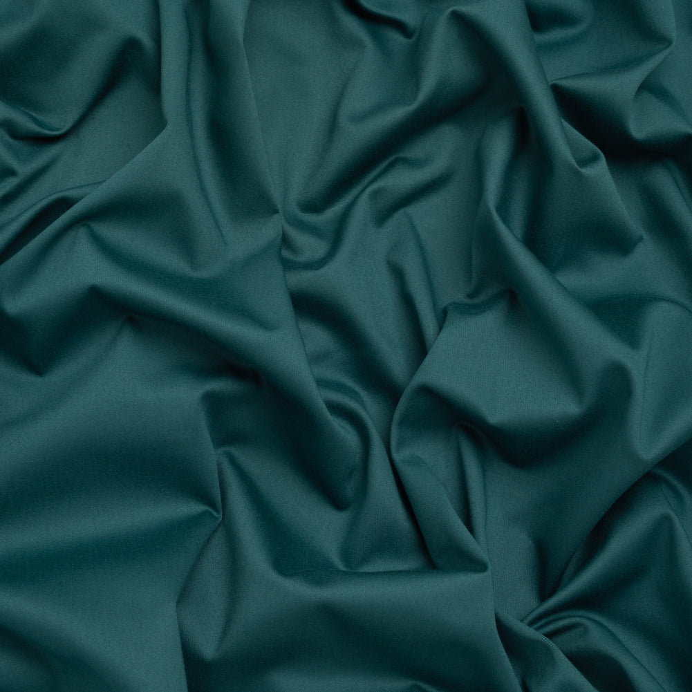 Mercerized Cotton Sateen - Prussian Blue - Mallory Collection Mercerized Cotton Sateen - Prussian Blue - Mallory Collection