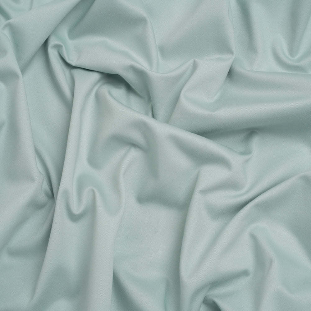 Mercerized Cotton Sateen - Sky Blue - Mallory Collection Mercerized Cotton Sateen - Sky Blue - Mallory Collection