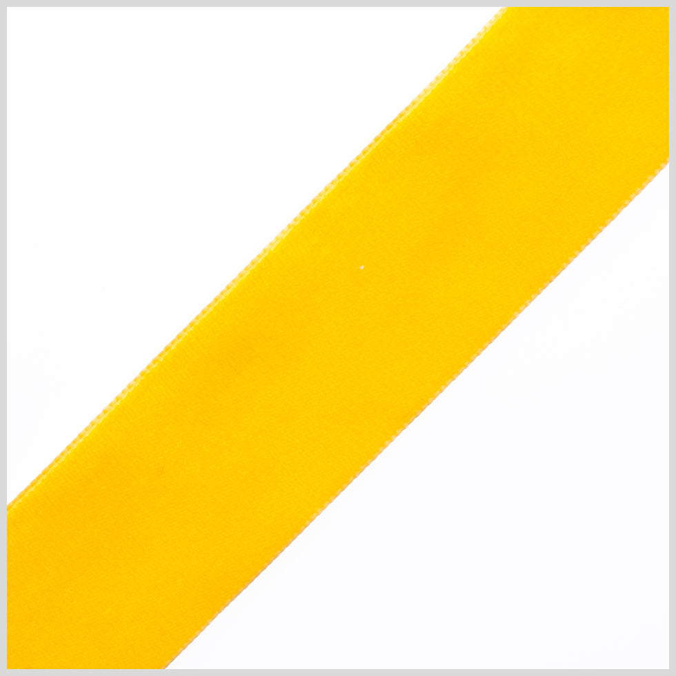 1.375" Maize Nylon Velvet Ribbon 1.375" Maize Nylon Velvet Ribbon