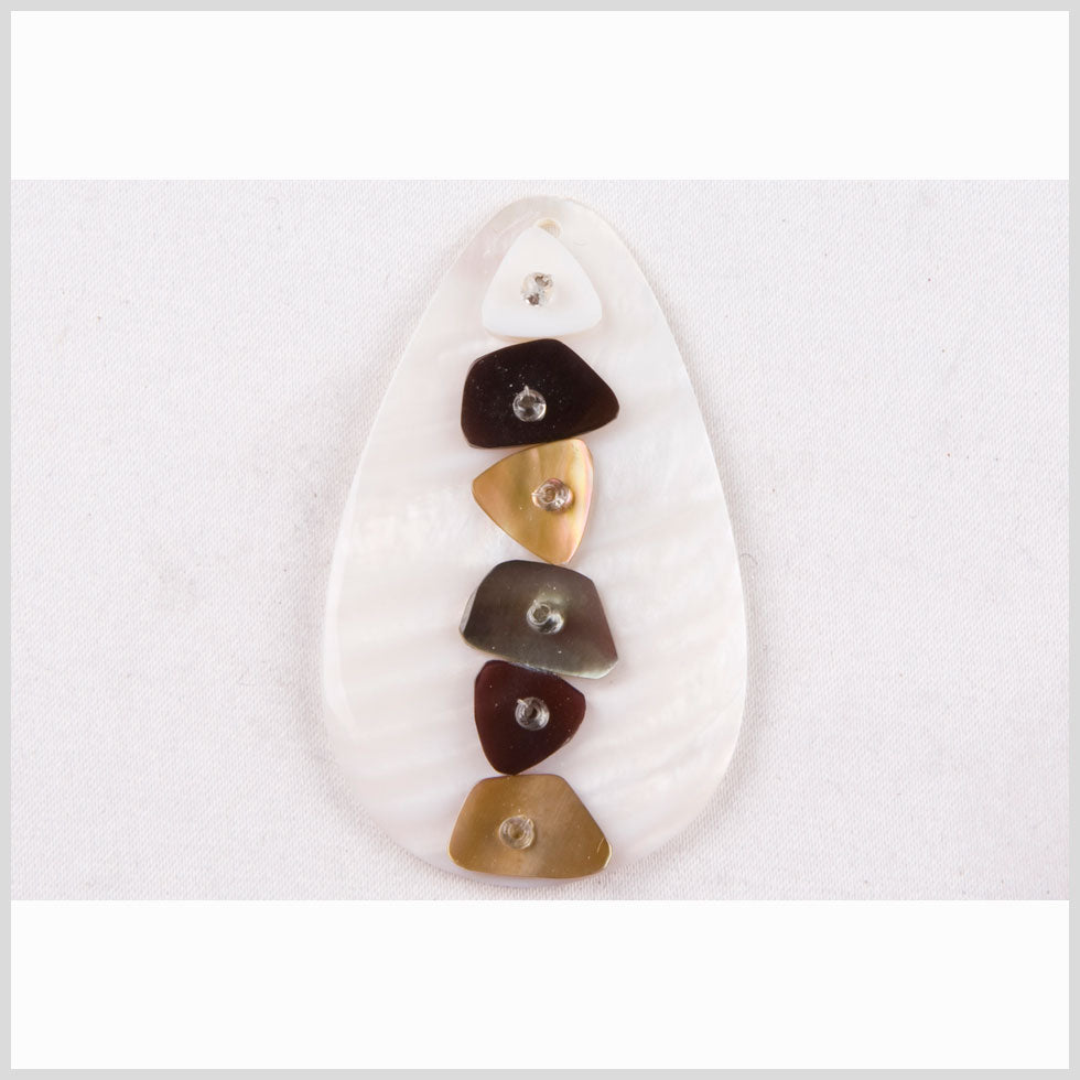 2" Natural White Shell Pendant 2" Natural White Shell Pendant