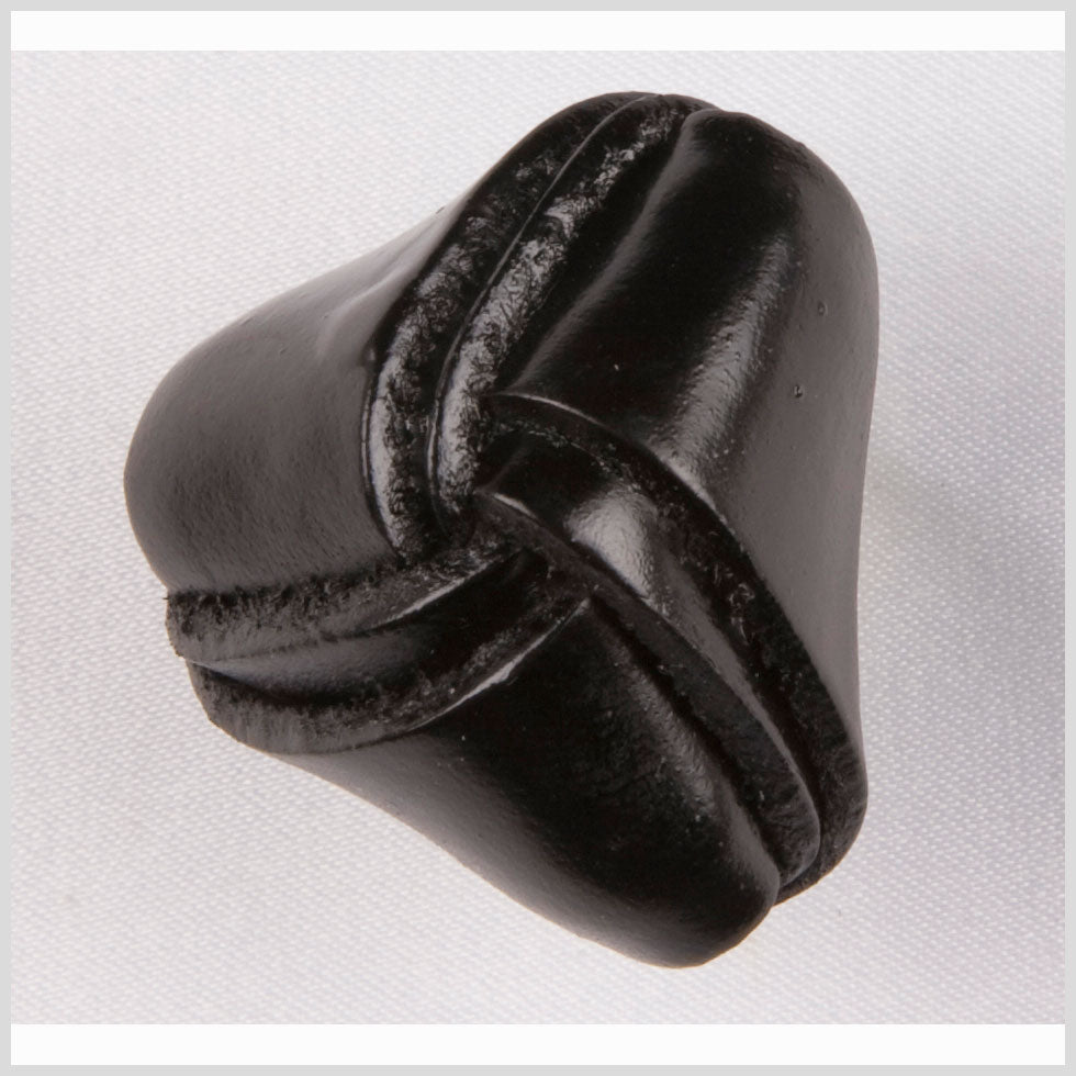 Black Leather Button - 36L/23mm Black Leather Button - 36L/23mm