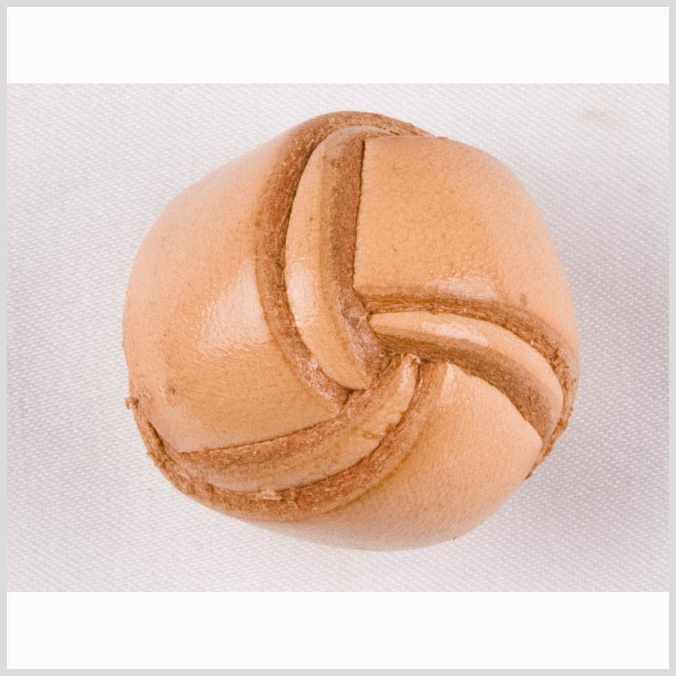 Natural Leather Button - 36L/23mm Natural Leather Button - 36L/23mm