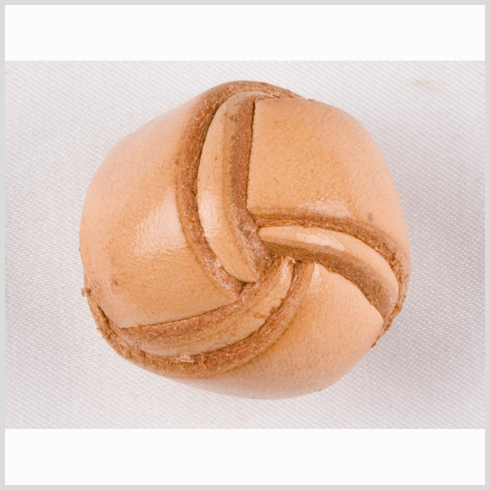 Natural Leather Button - 40L/25.5mm Natural Leather Button - 40L/25.5mm