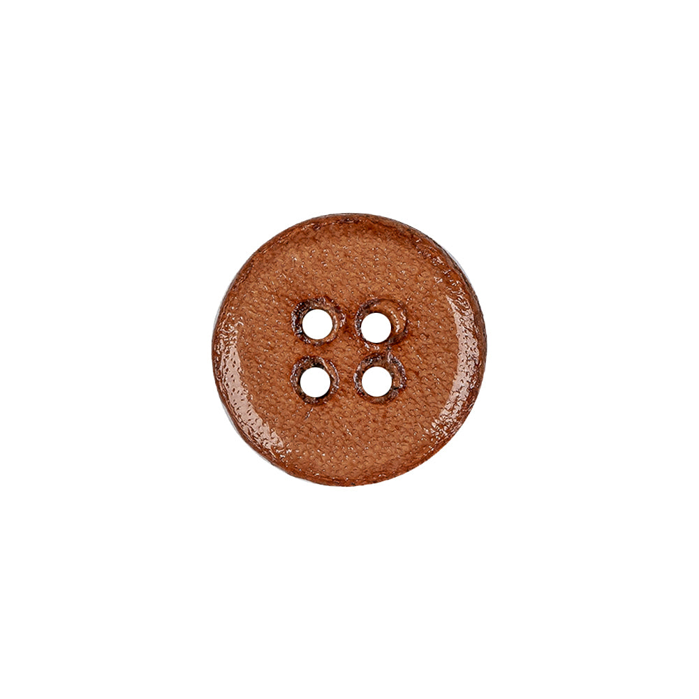 Natural Leather Blazer Button - 24L/15mm Detail