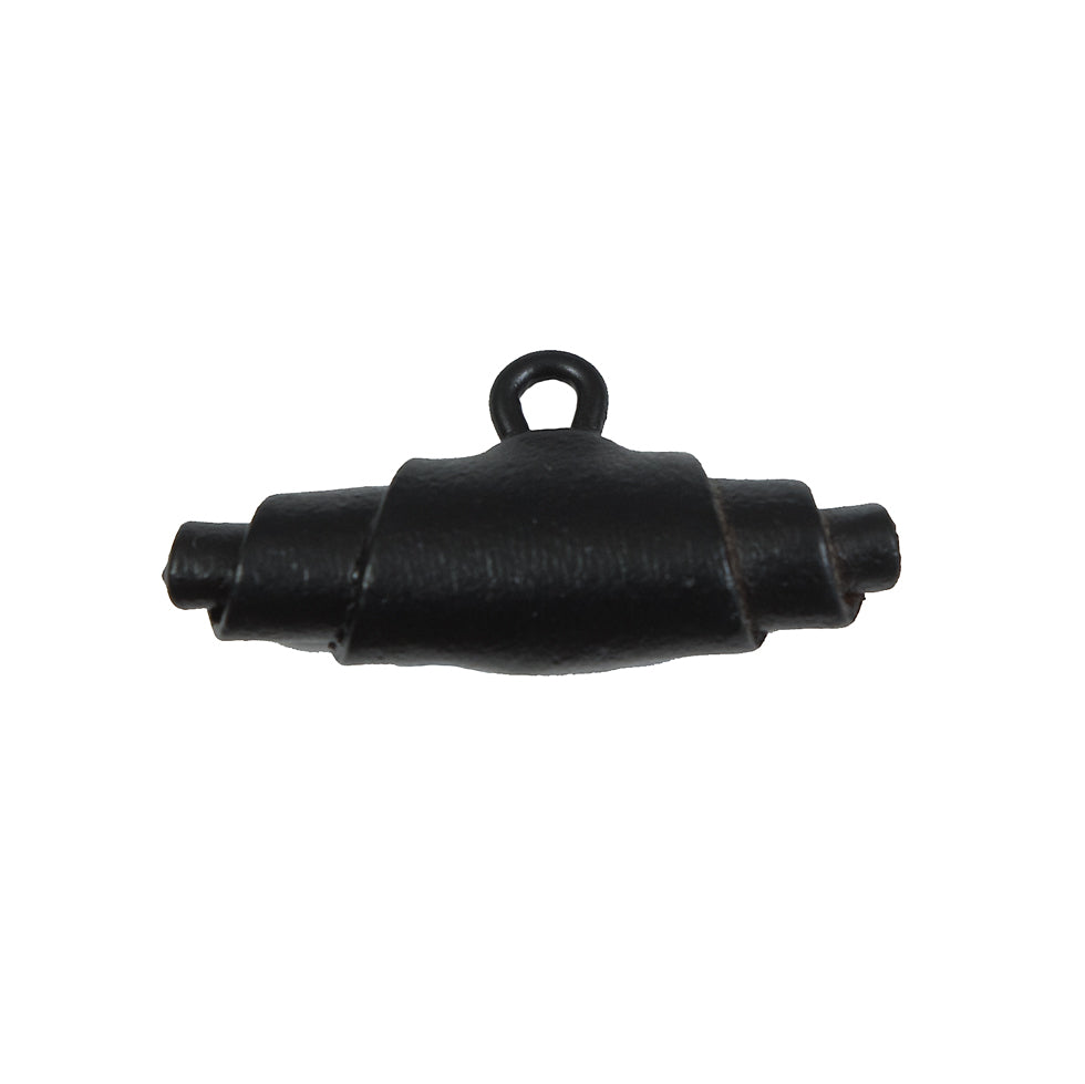 Black Leather Toggle - 60L/38mm Black Leather Toggle - 60L/38mm