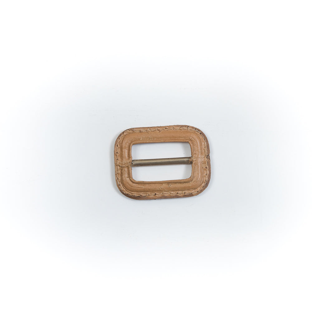 Natural Leather Buckle - 1.5" x 1.125" Detail Natural Leather Buckle - 1.5" x 1.125" Detail