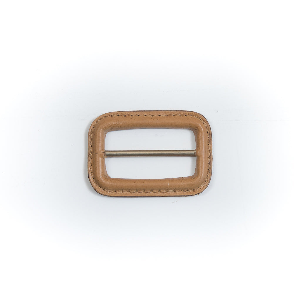 Natural Leather Buckle - 2.125" x 1.5" Natural Leather Buckle - 2.125" x 1.5"