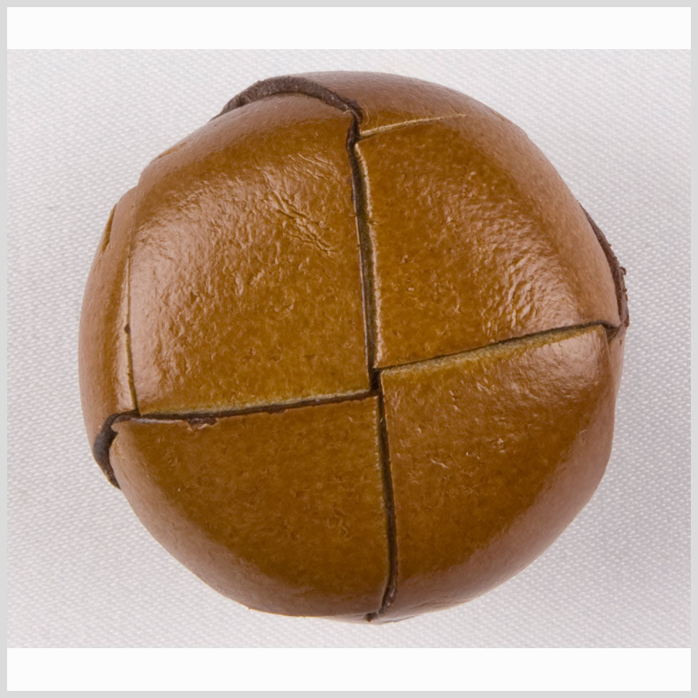 Natural Leather Button - 24L/15mm Natural Leather Button - 24L/15mm