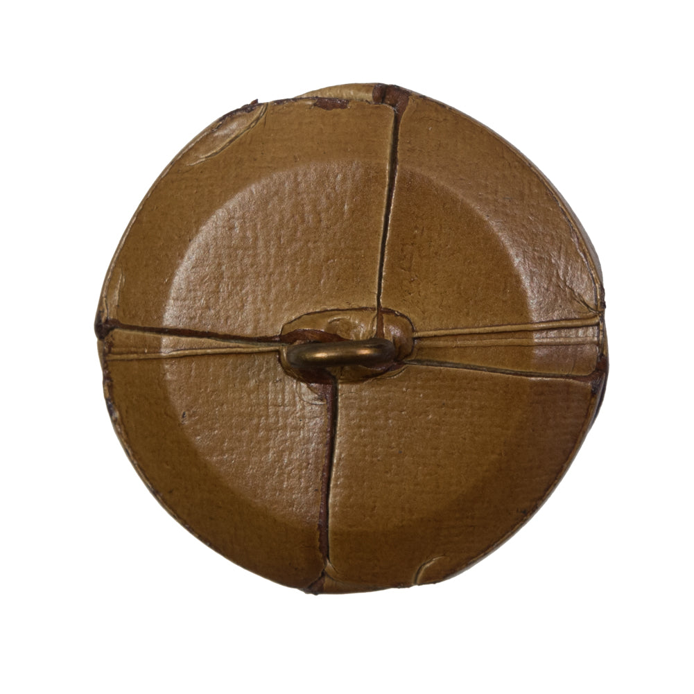 Natural Leather Shank Back Button - 45L/29mm Detail Natural Leather Shank Back Button - 45L/29mm Detail