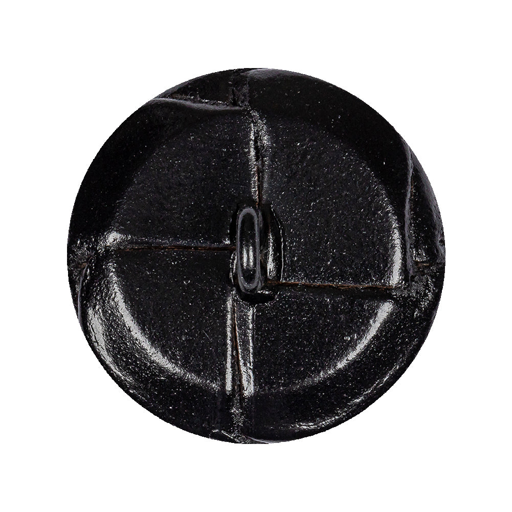 Black Leather Button - 45L/29mm Detail