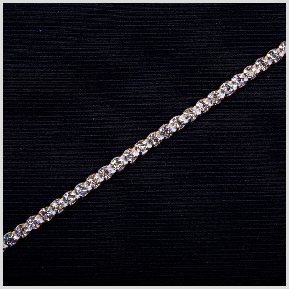 Gold/Crystal/White Metal & Czech Rhinestone Gold/Crystal/White Metal & Czech Rhinestone