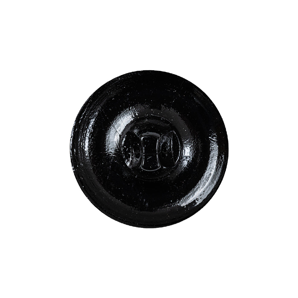 Black and Gold Knotted Glass Shank Back Button - 36L/23mm Detail Black and Gold Knotted Glass Shank Back Button - 36L/23mm Detail
