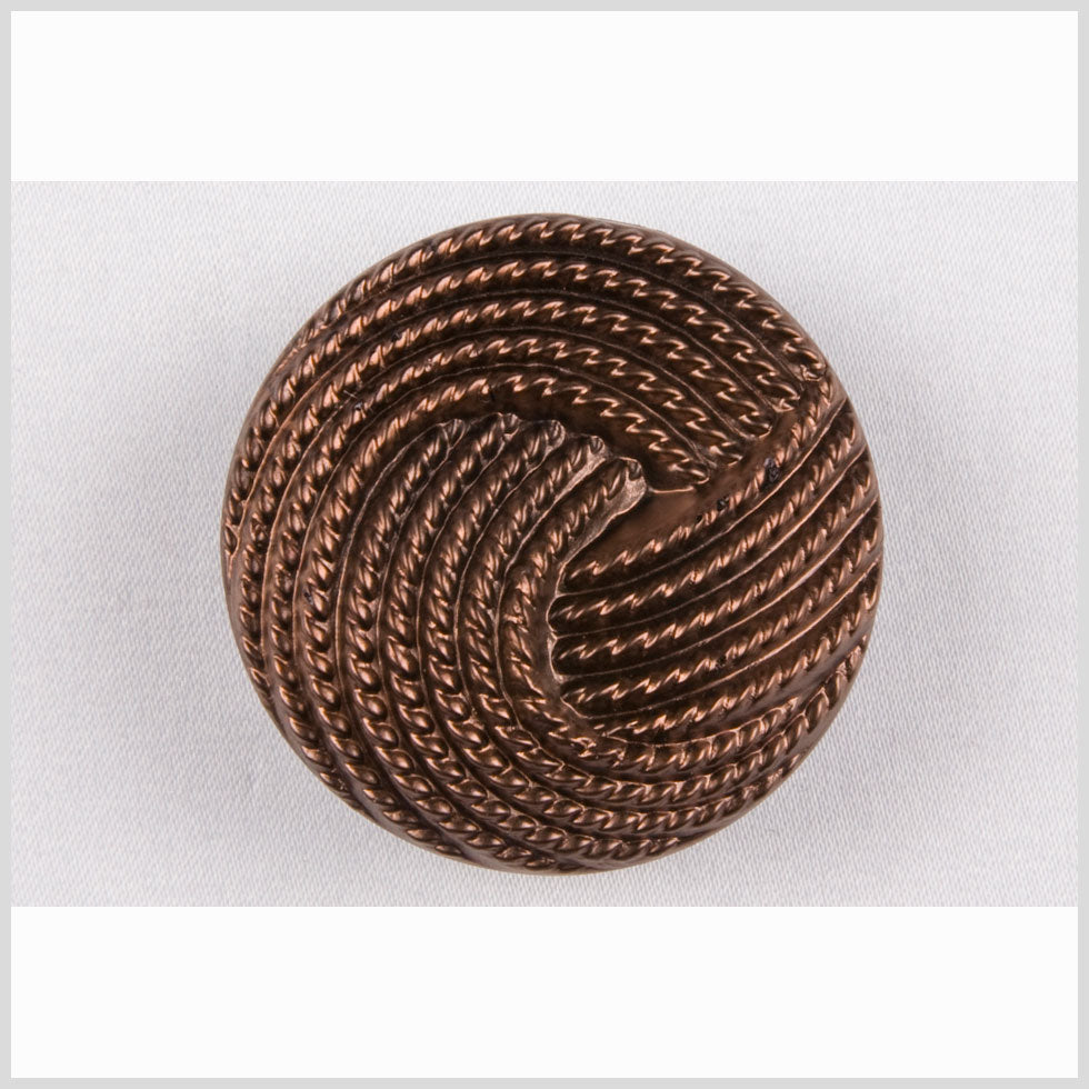 Copper Knotted Glass Shank Back Button - 54L/34mm Copper Knotted Glass Shank Back Button - 54L/34mm