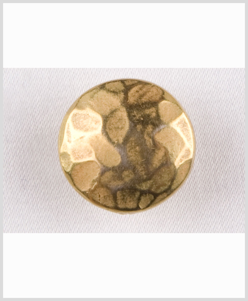 Gold Matte Metal Button - 24L/15mm Gold Matte Metal Button - 24L/15mm