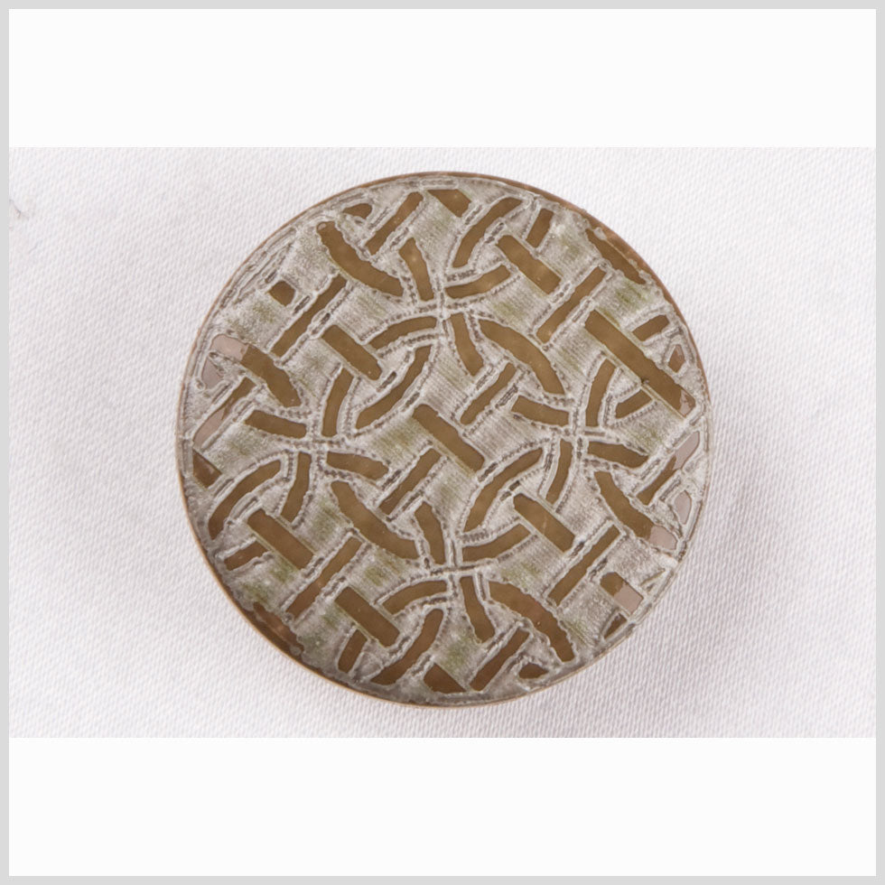 Green Gray Plastic Coat Button - 44L/28mm Green Gray Plastic Coat Button - 44L/28mm