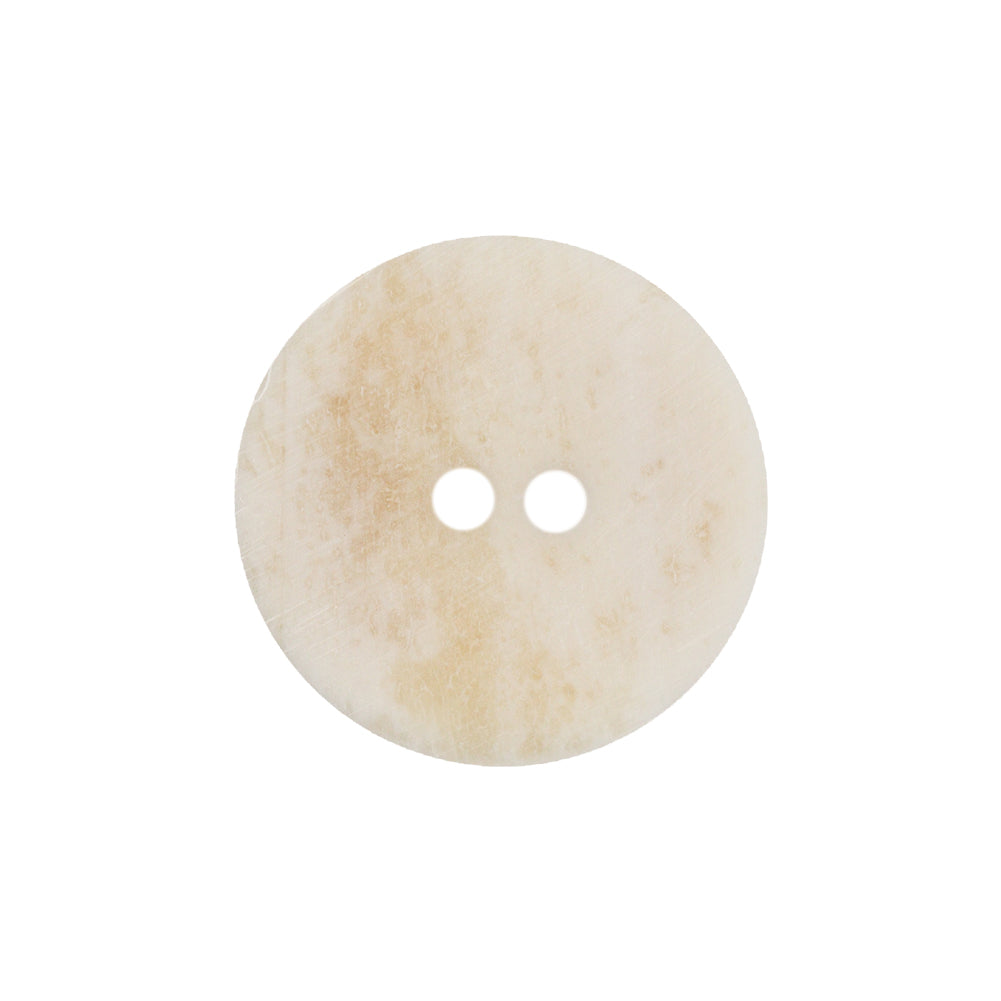 Natural Bone Carved Circular 2-Hole Button - 36L/23mm Detail Natural Bone Carved Circular 2-Hole Button - 36L/23mm Detail