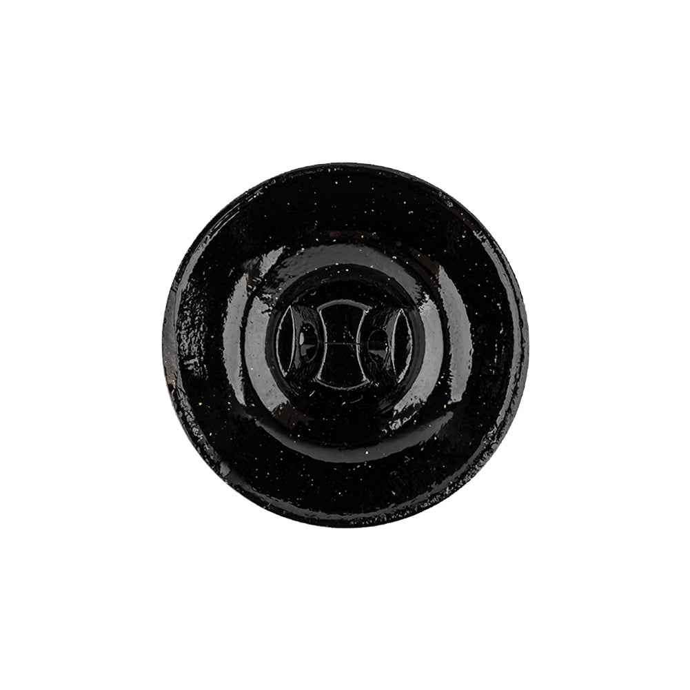 Gold Shaded Glass Button - 36L/23mm Detail Gold Shaded Glass Button - 36L/23mm Detail