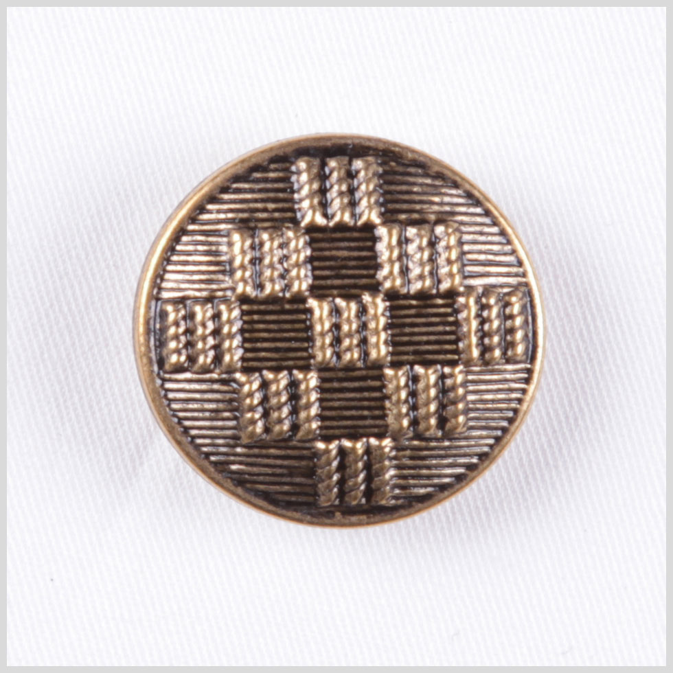 Antique Gold Metal Button - 36L/23mm Antique Gold Metal Button - 36L/23mm