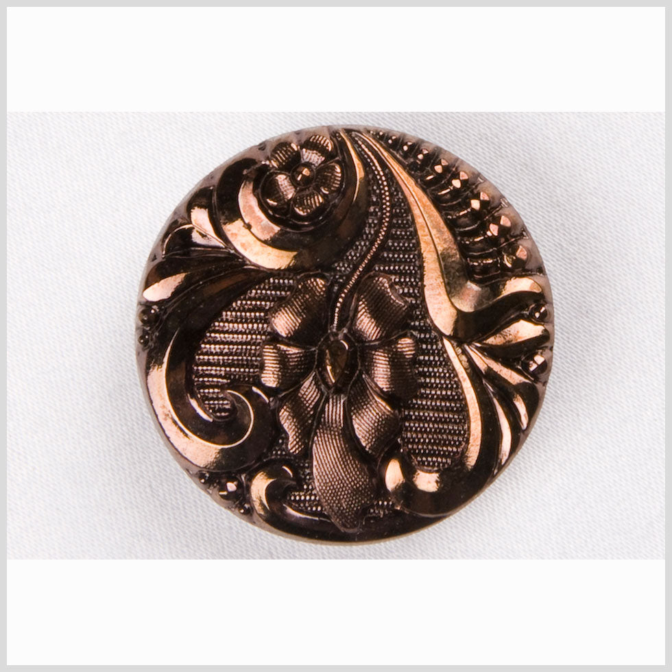 Copper Glass Button - 22L/14mm Copper Glass Button - 22L/14mm