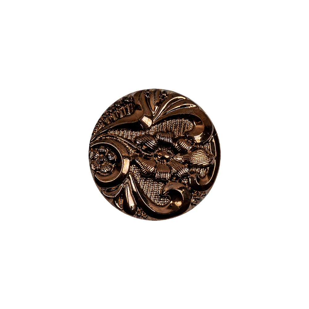 Copper Glass Button - 28L/18mm Copper Glass Button - 28L/18mm