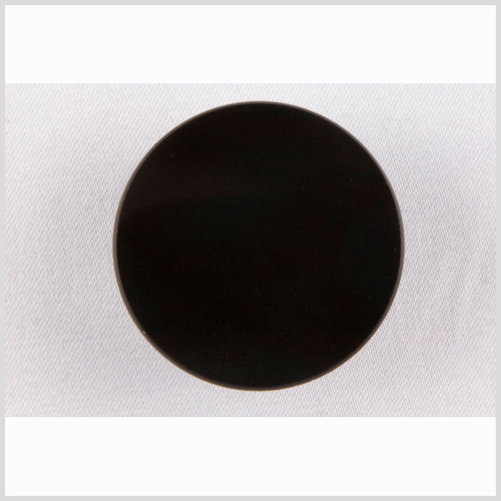 Black Glass Button - 24L/15mm Black Glass Button - 24L/15mm