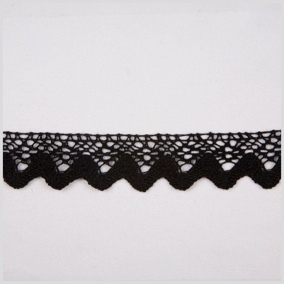 1" Black Crochet Lace 1" Black Crochet Lace