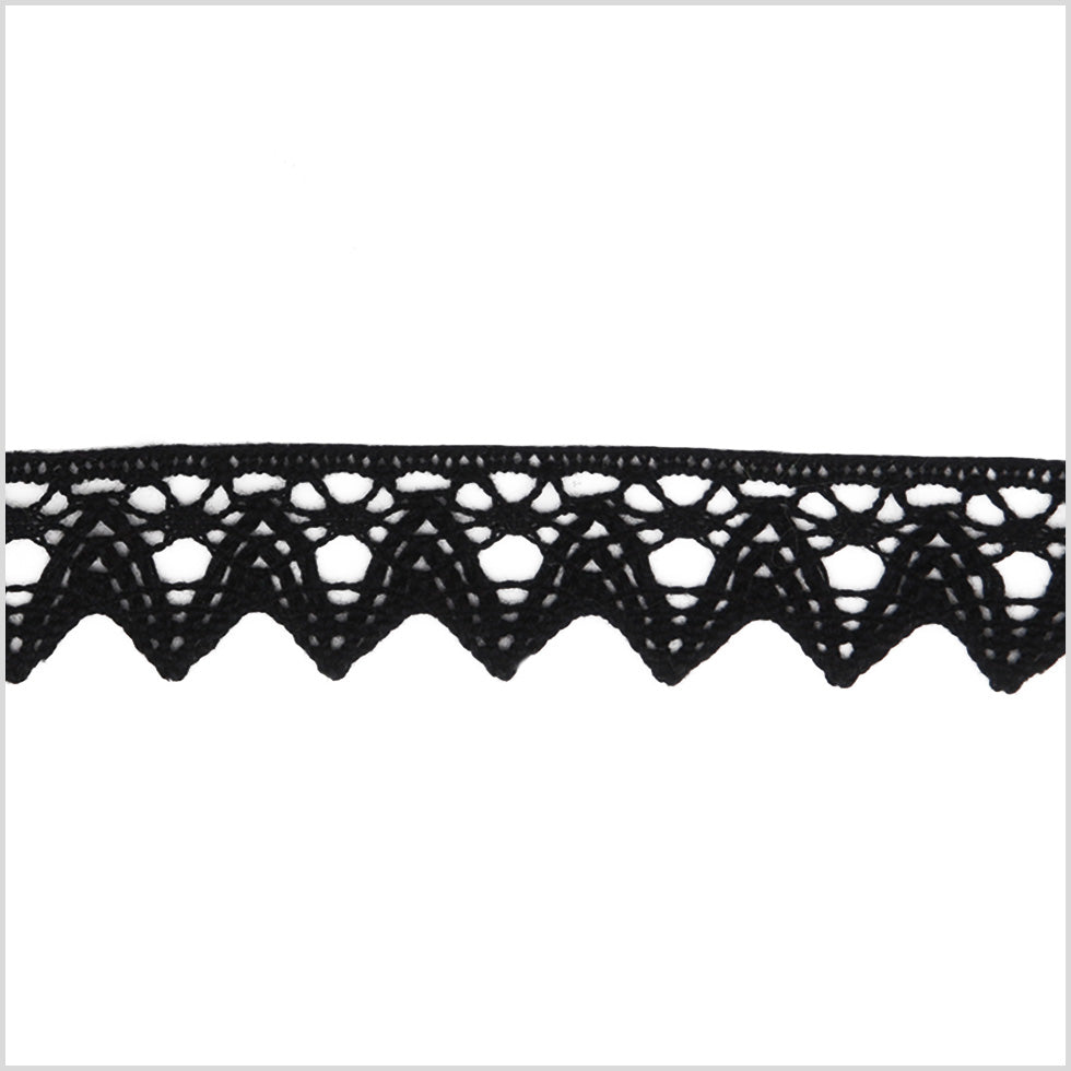 1" Black Cluny Lace 1" Black Cluny Lace