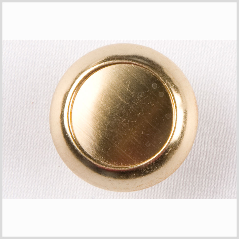 Gold Matte Metal Button - 24L/15mm Gold Matte Metal Button - 24L/15mm