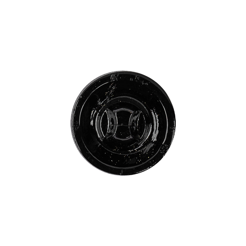Black/Platinum Glass Button - 28L/18mm Detail Black/Platinum Glass Button - 28L/18mm Detail
