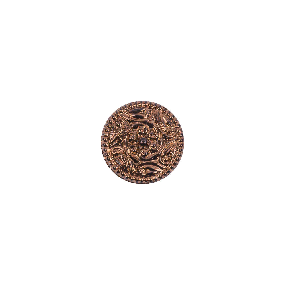 Copper Glass Button - 18L/11.5mm Copper Glass Button - 18L/11.5mm