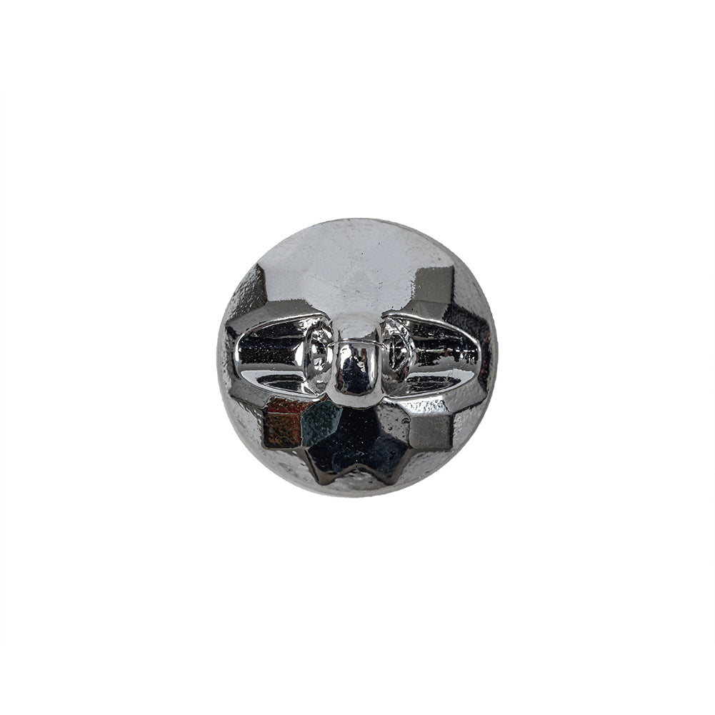 Gold Glass Button - 24L/15mm Detail Gold Glass Button - 24L/15mm Detail