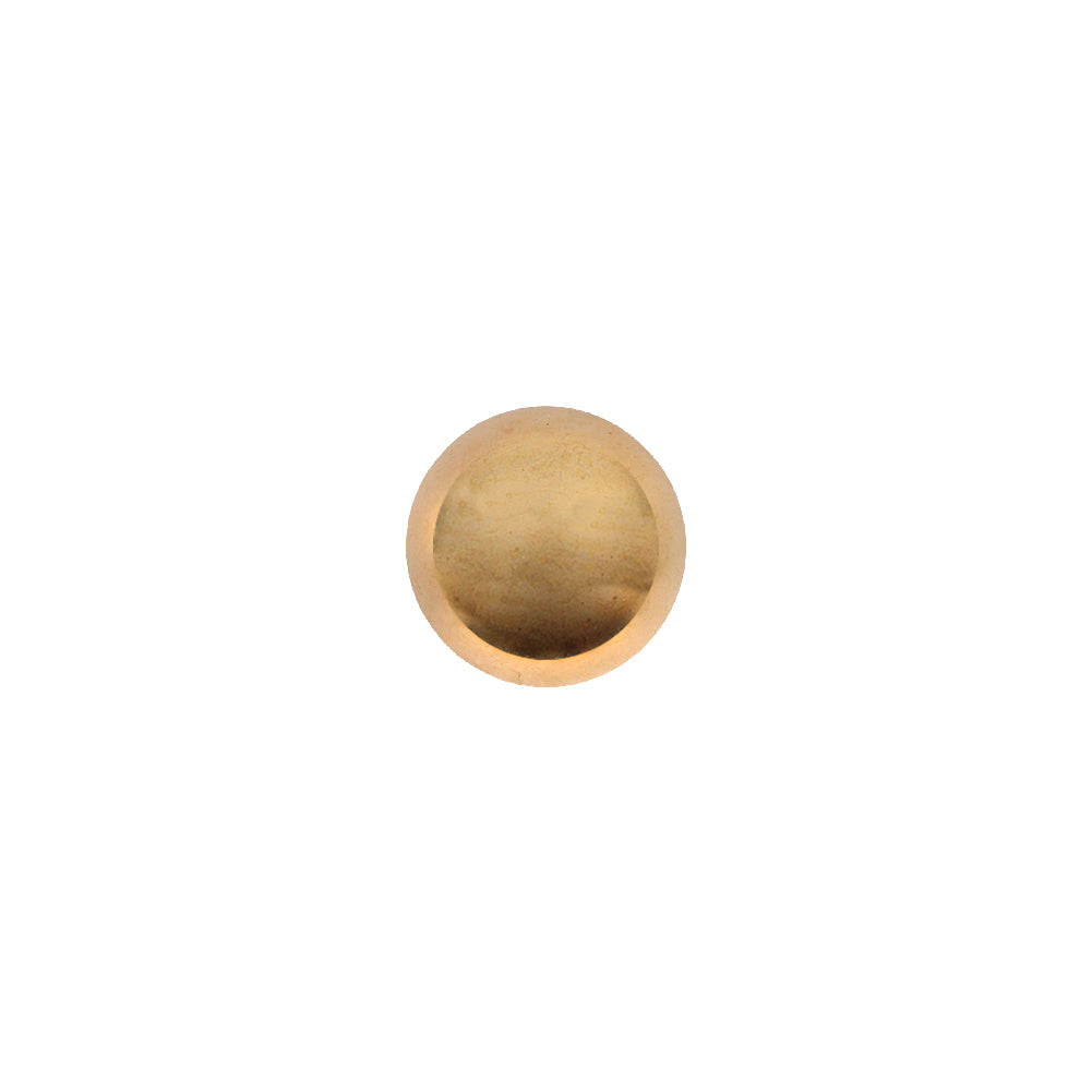 Gold Glass Button - 16L/10mm