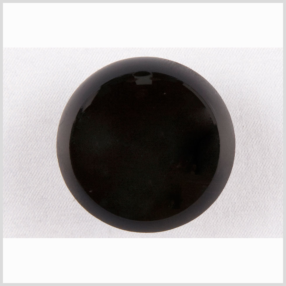 Black Glass Button - 28L/18mm Black Glass Button - 28L/18mm