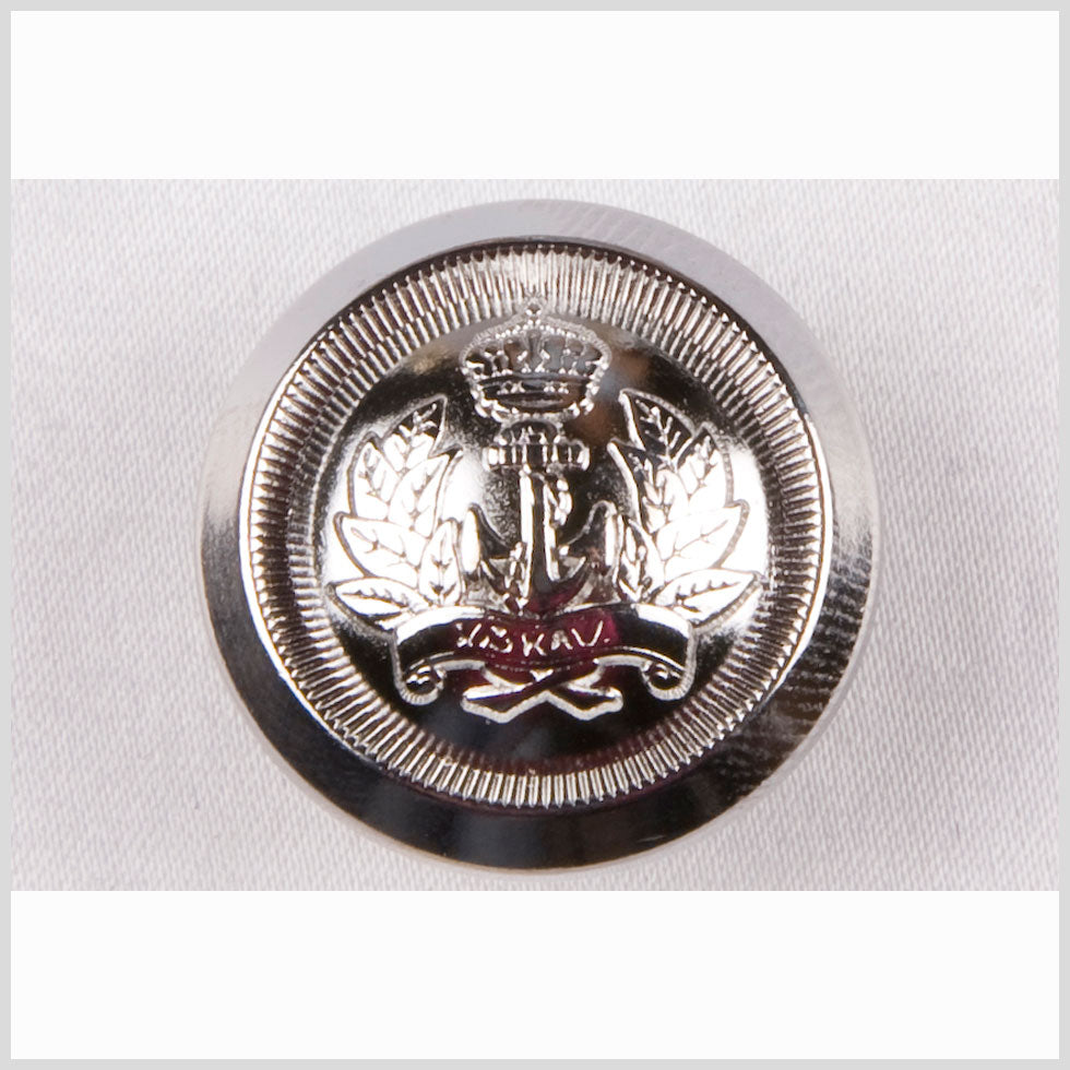 New Silver Metal Blazer Button - 36L/23mm New Silver Metal Blazer Button - 36L/23mm