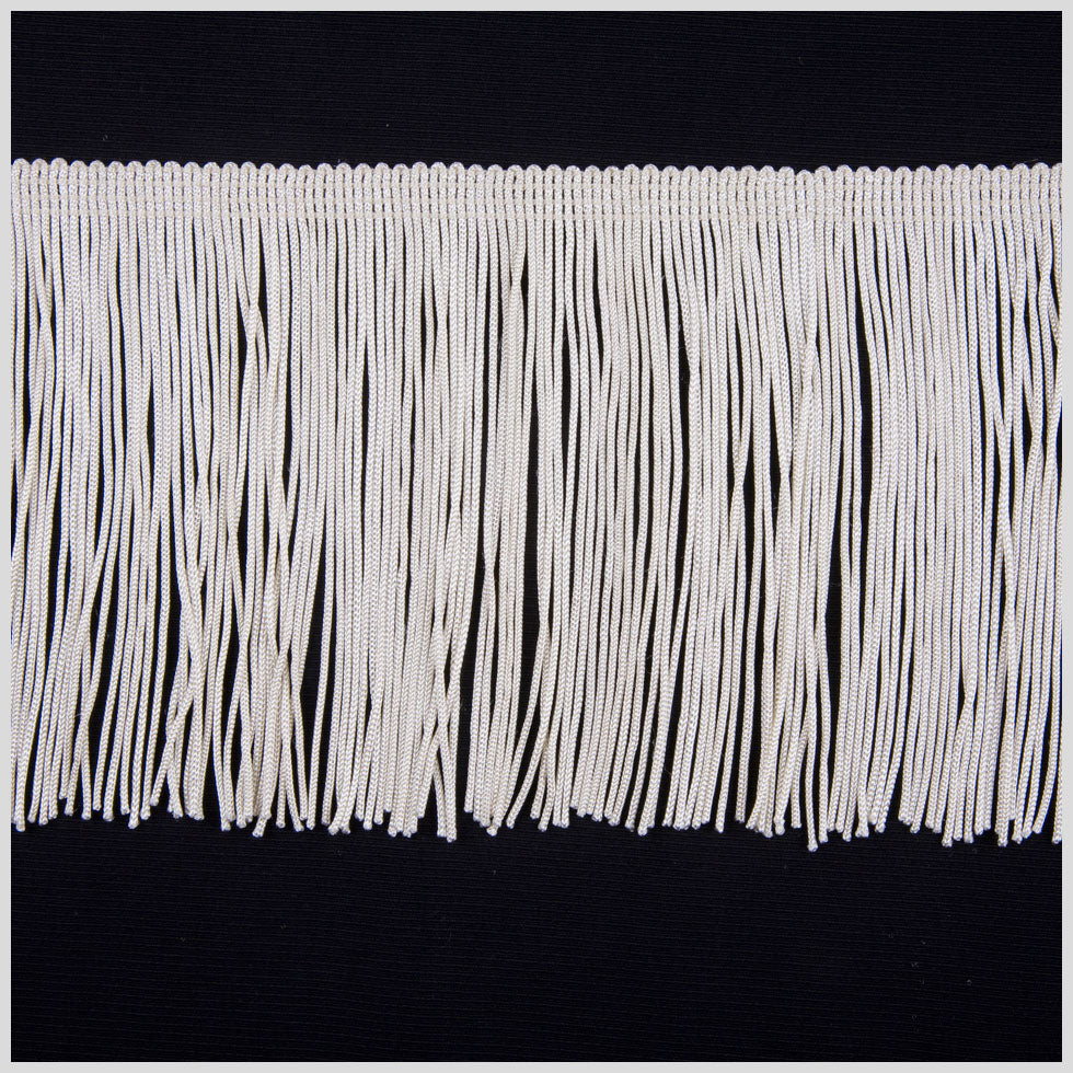 Ivory Chainette Fringe - 4" Ivory Chainette Fringe - 4"