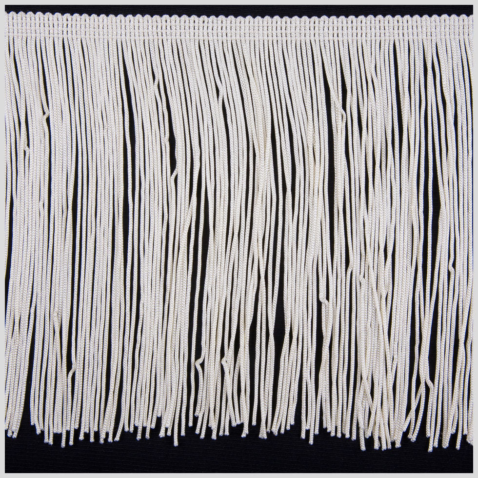 Ivory Chainette Fringe - 6" Ivory Chainette Fringe - 6"
