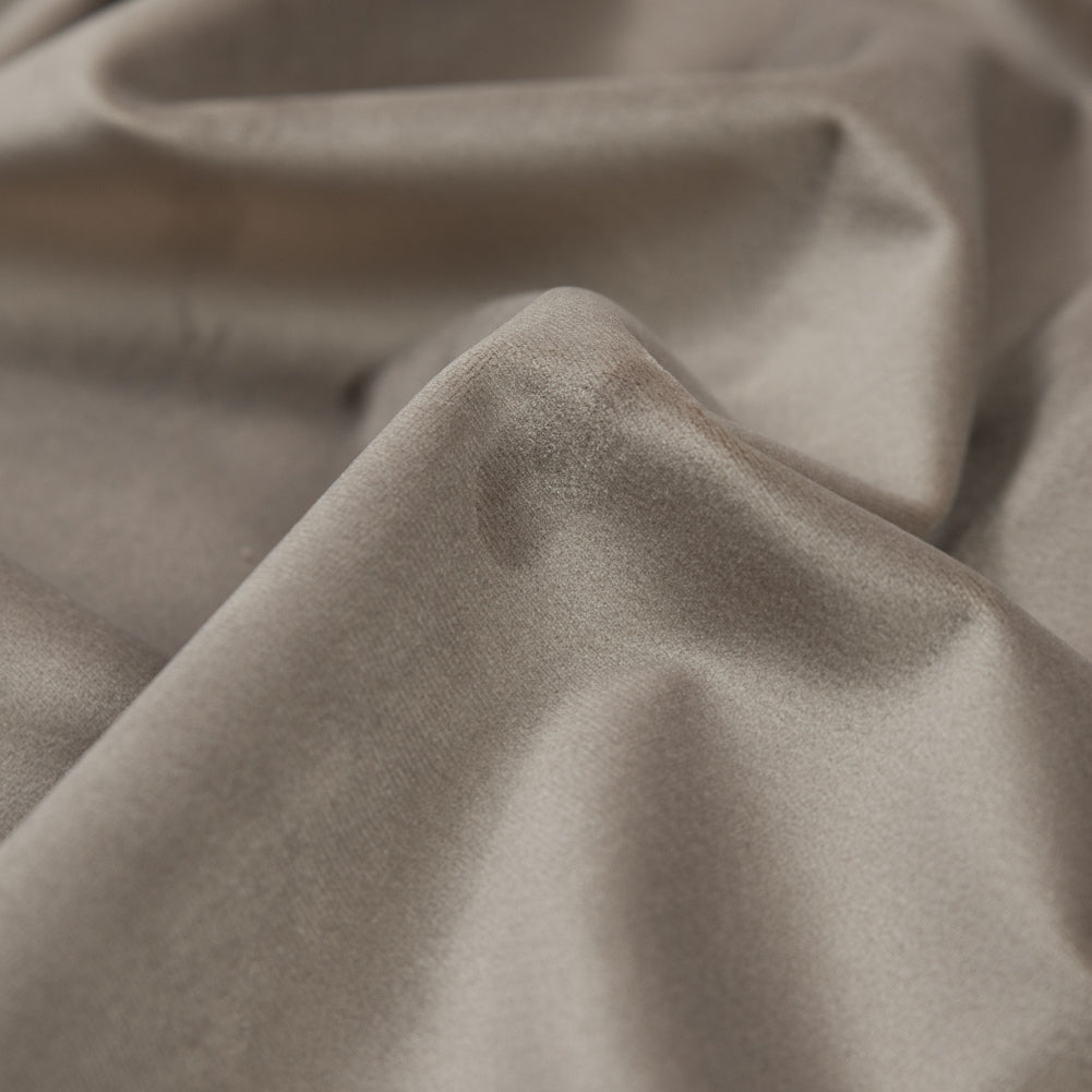Ultra Soft Polyester Velvet - Mole - British Imported Detail Ultra Soft Polyester Velvet - Mole - British Imported Detail