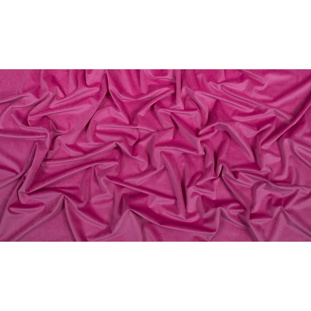 Ultra Soft Polyester Velvet - Hollyhock - British Imported Full Ultra Soft Polyester Velvet - Hollyhock - British Imported Full