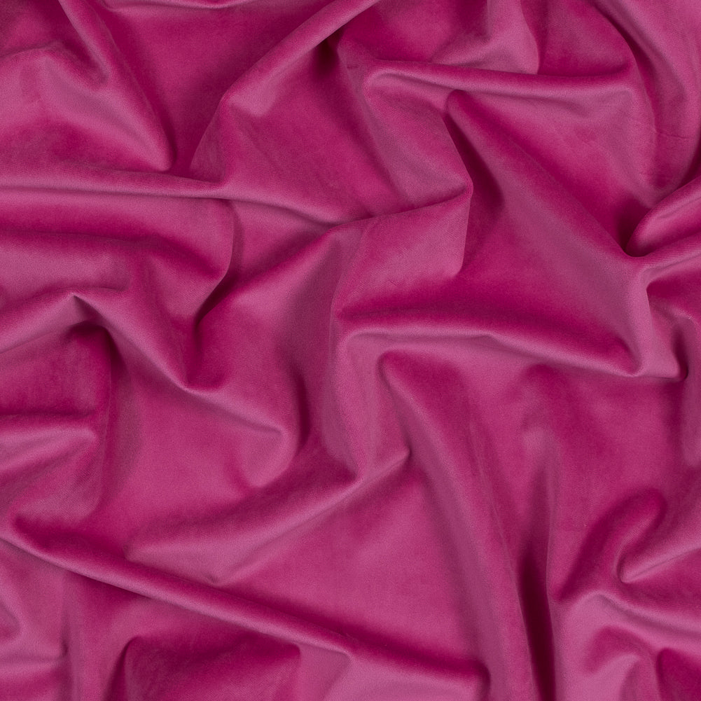 Ultra Soft Polyester Velvet - Hollyhock - British Imported Ultra Soft Polyester Velvet - Hollyhock - British Imported