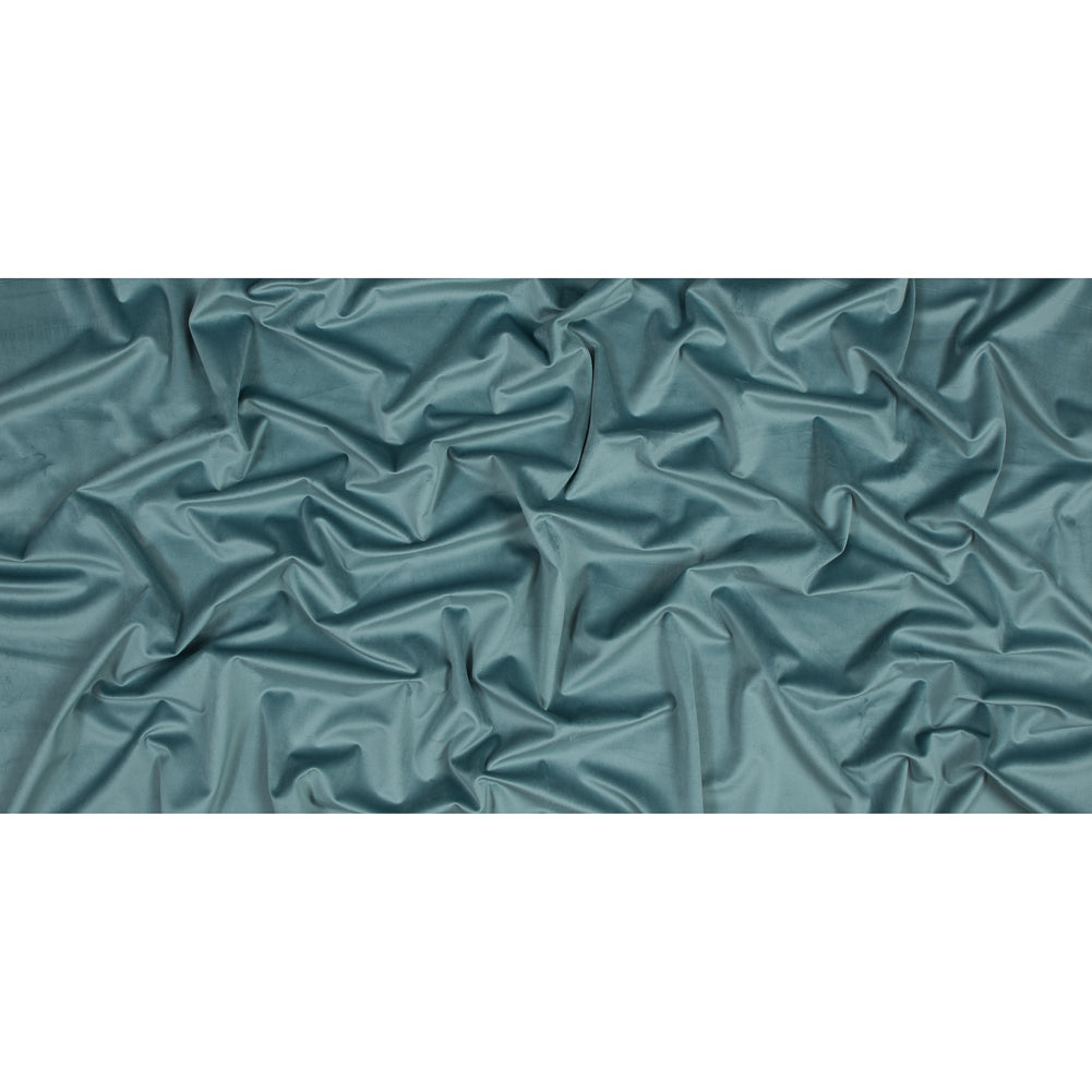 Ultra Soft Polyester Velvet - Aqua - British Imported Full Ultra Soft Polyester Velvet - Aqua - British Imported Full
