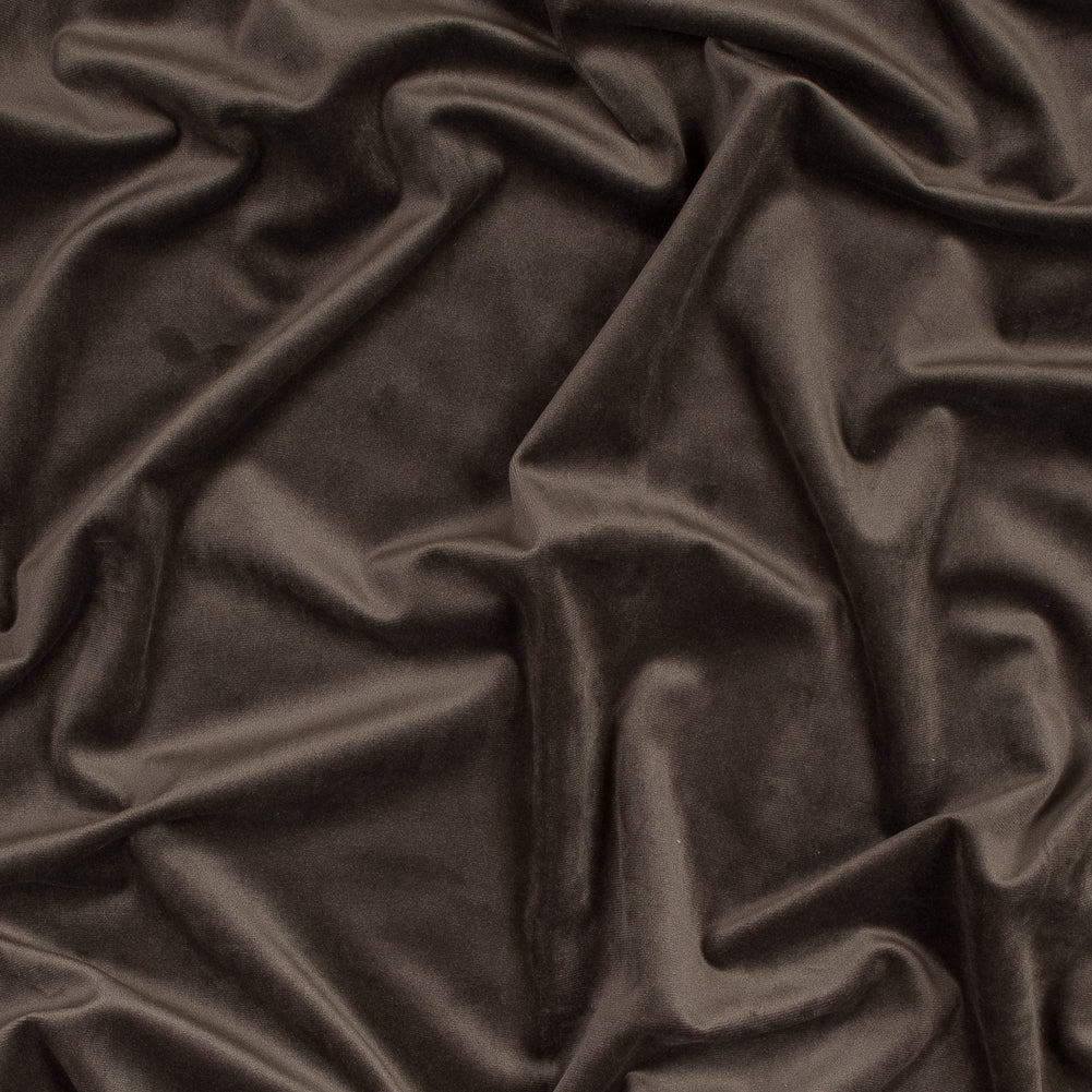 Ultra Soft Polyester Velvet - Bark - British Imported Ultra Soft Polyester Velvet - Bark - British Imported