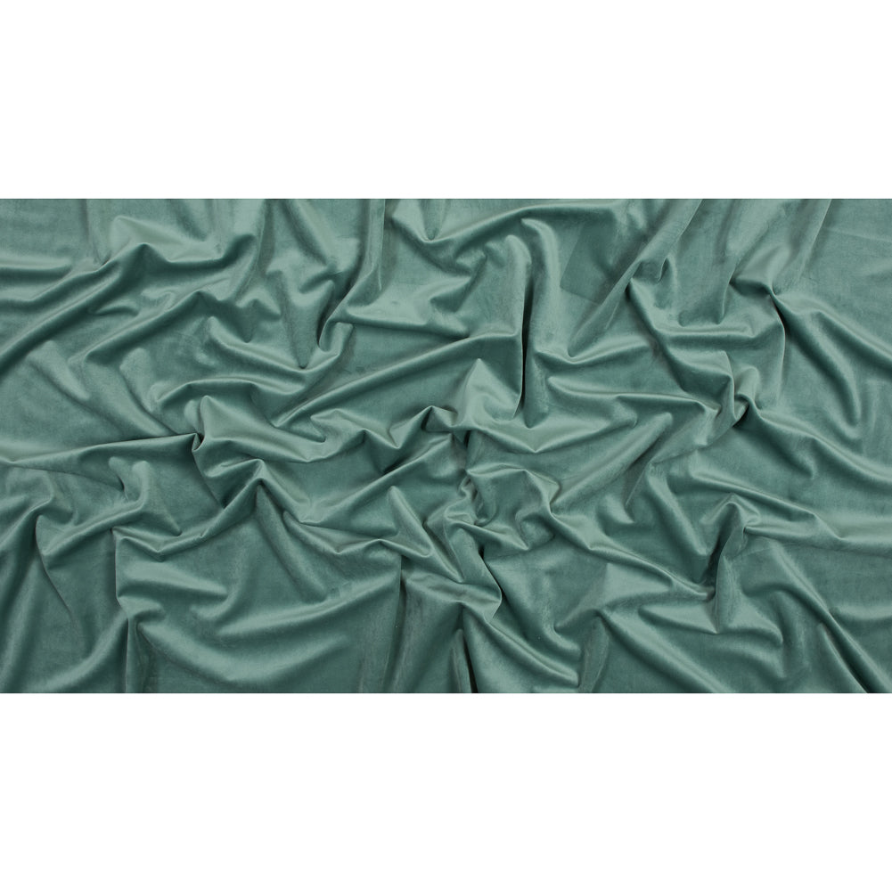 Ultra Soft Polyester Velvet - Seafoam - British Imported Full Ultra Soft Polyester Velvet - Seafoam - British Imported Full