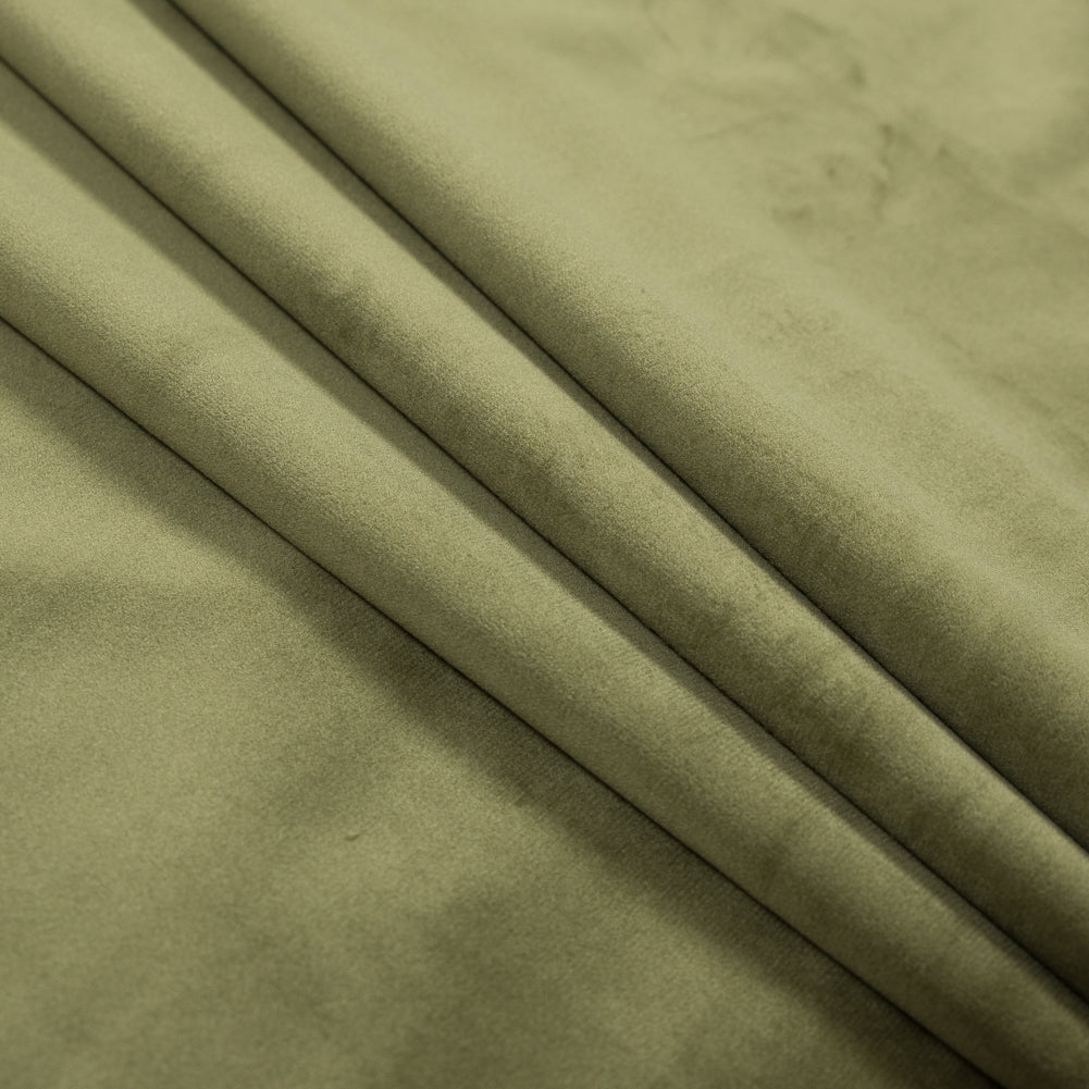 Ultra Soft Polyester Velvet - Fern - British Imported Folded Ultra Soft Polyester Velvet - Fern - British Imported Folded