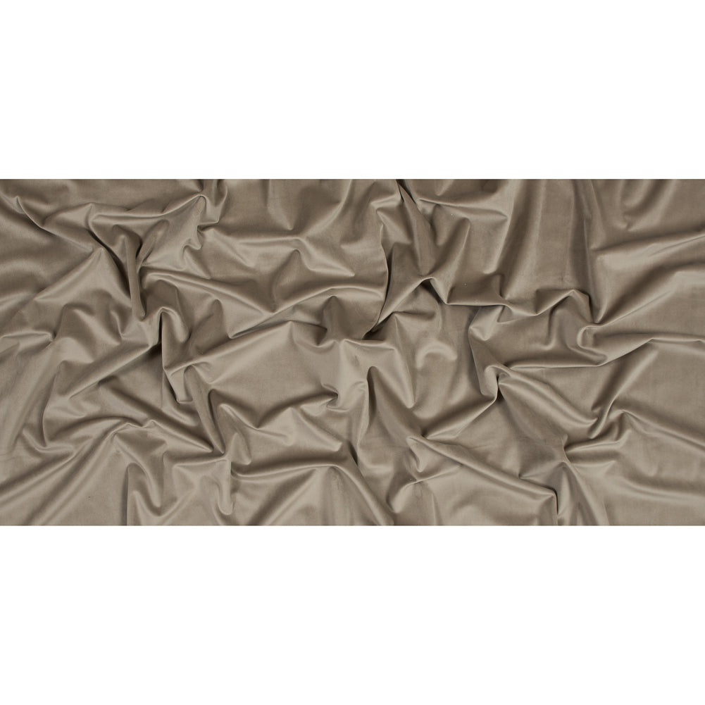 Ultra Soft Polyester Velvet - Otter - British Imported Full Ultra Soft Polyester Velvet - Otter - British Imported Full