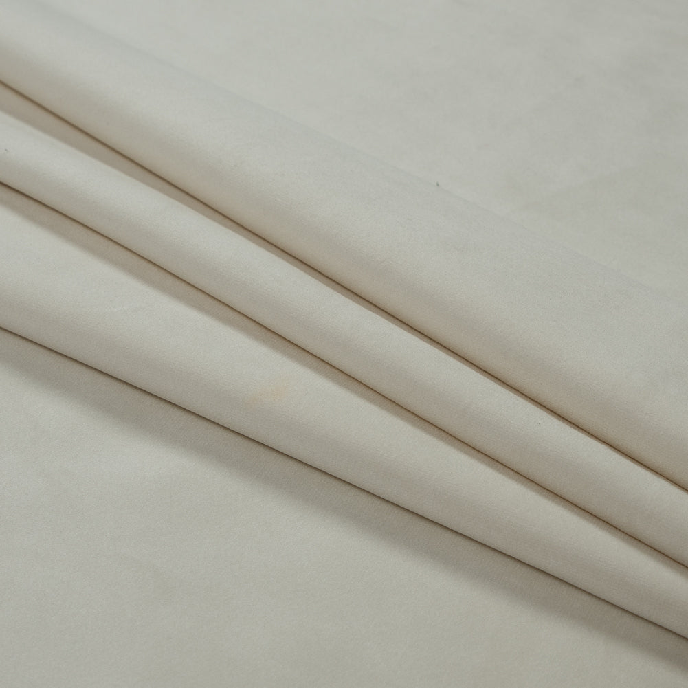 Ultra Soft Polyester Velvet - Oyster - British Imported Folded Ultra Soft Polyester Velvet - Oyster - British Imported Folded