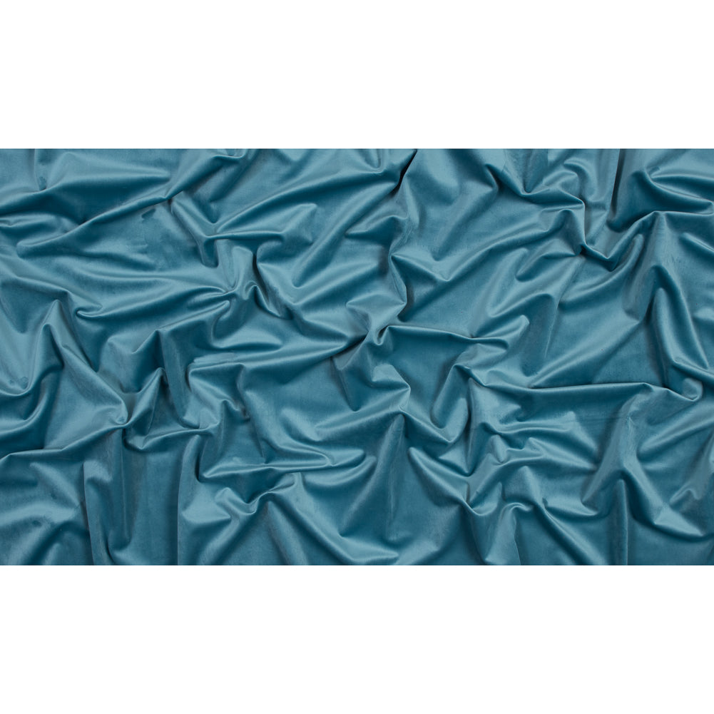 Ultra Soft Polyester Velvet - Topaz - British Imported Full Ultra Soft Polyester Velvet - Topaz - British Imported Full