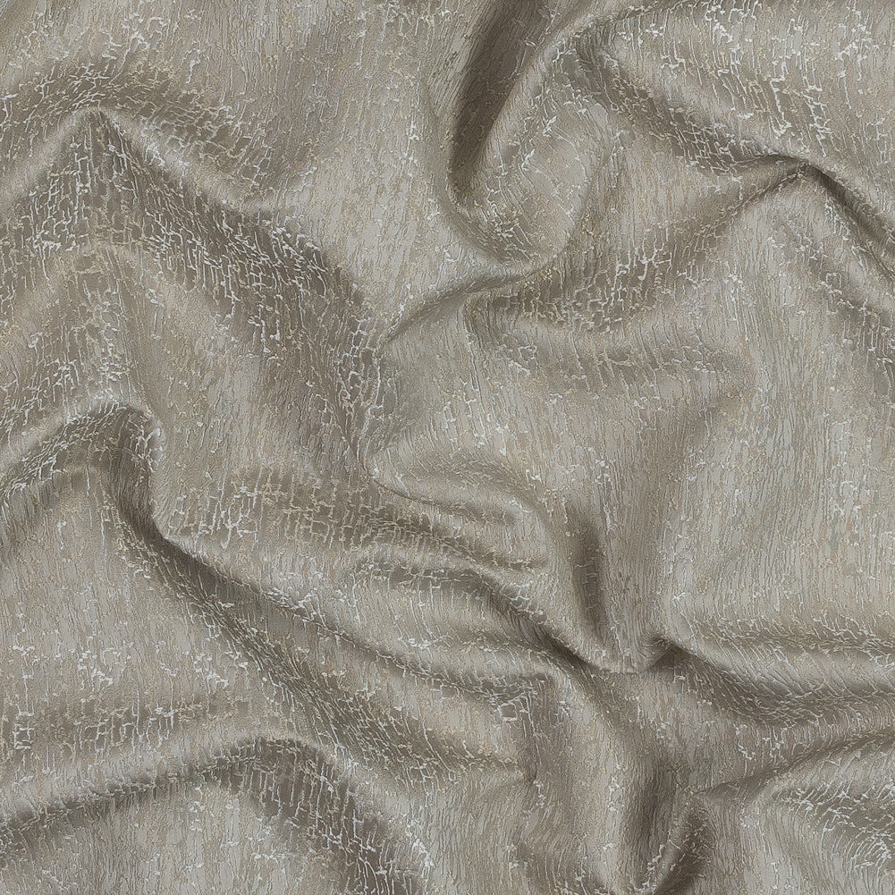 Satin-Face Jacquard - Wheat Crackle - British Imported Satin-Face Jacquard - Wheat Crackle - British Imported