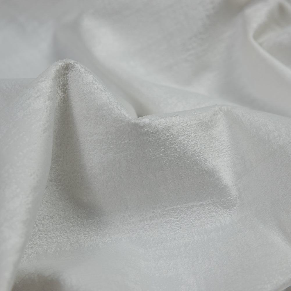 Embossed Textured Velvet - Alabaster - British Imported Detail Embossed Textured Velvet - Alabaster - British Imported Detail