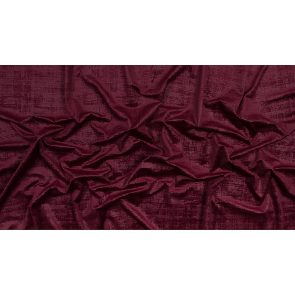 Embossed Textured Velvet - Berry - British Imported Full Embossed Textured Velvet - Berry - British Imported Full